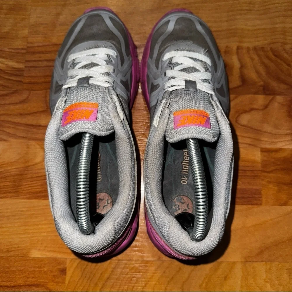Nike Air Max Sneakers Women 8.5 Run Lite 5 Running Shoes Gray Trainer 631664-003